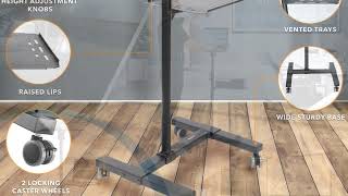 🎥💻 Ultimate Presentation Setup! Rolling Projector & Laptop Stand Review