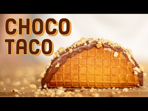 Easy Homemade CHOCO TACO  Recipe  - The superior Ice Cream Sandwich -