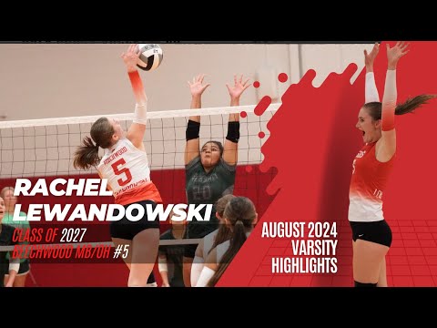 Rachel Lewandowski Beechwood Varsity Highlights August 2024