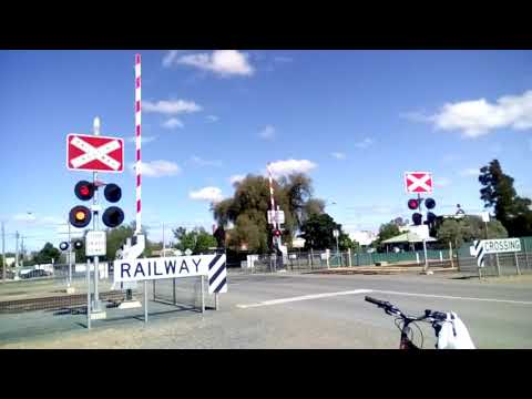 Elmore railway crossing testing