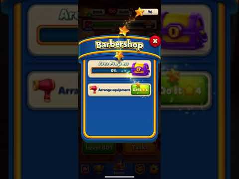 Royal Match - Barbershop (Area Complete)