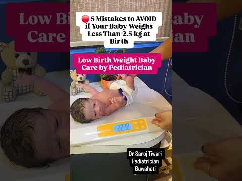 Low Birth Weight Baby? 5 Mistakes Parents Must Avoid | Pediatrician Explains #newbornbaby #ytshorts