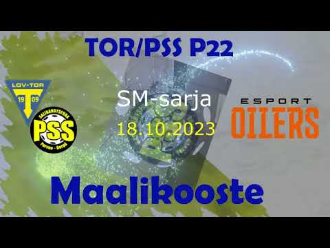 Maalikooste Loviisan TOR/PSS - Oilers NG (P22 SM-sarja 18.10.2023)