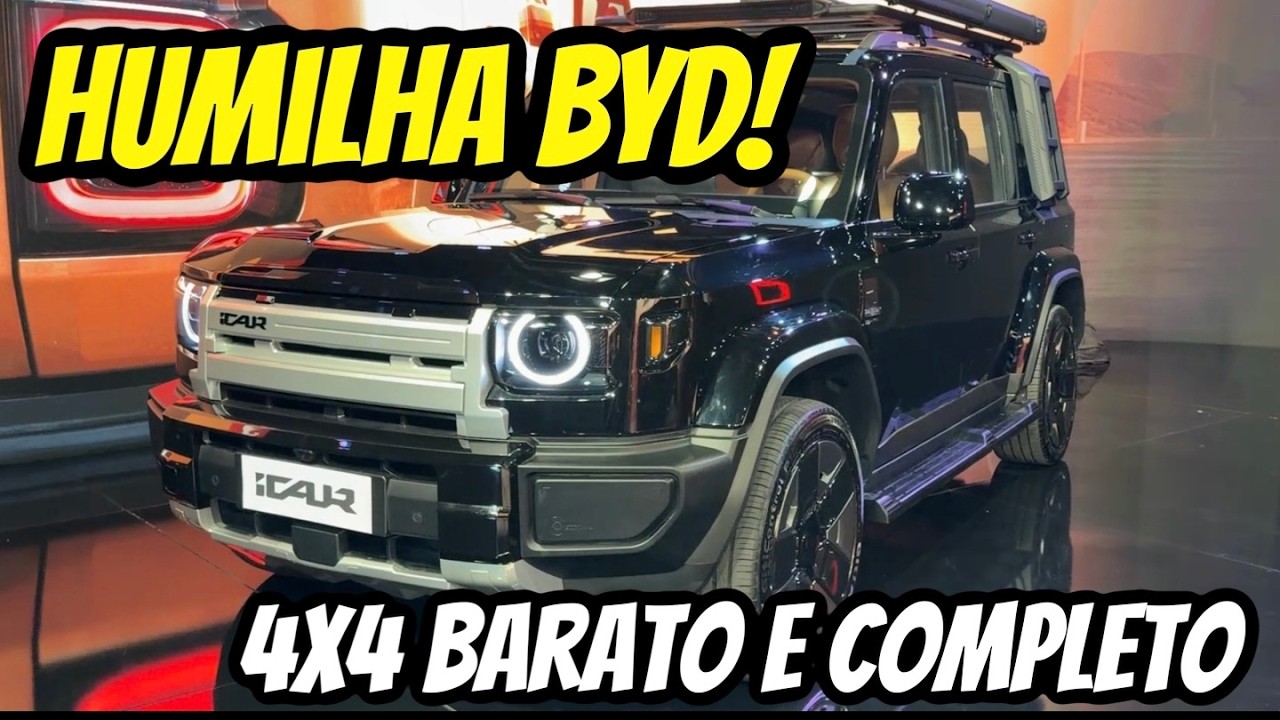 NOVO iCAUR V27 - LANÇAMENTO AGORA! SUV HÍBRIDO QUE HUMILHA A BYD!