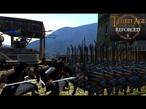 WOOD ELVES BESIEGE GOBLIN STRONGHOLD - Third Age: Total War (Reforged)