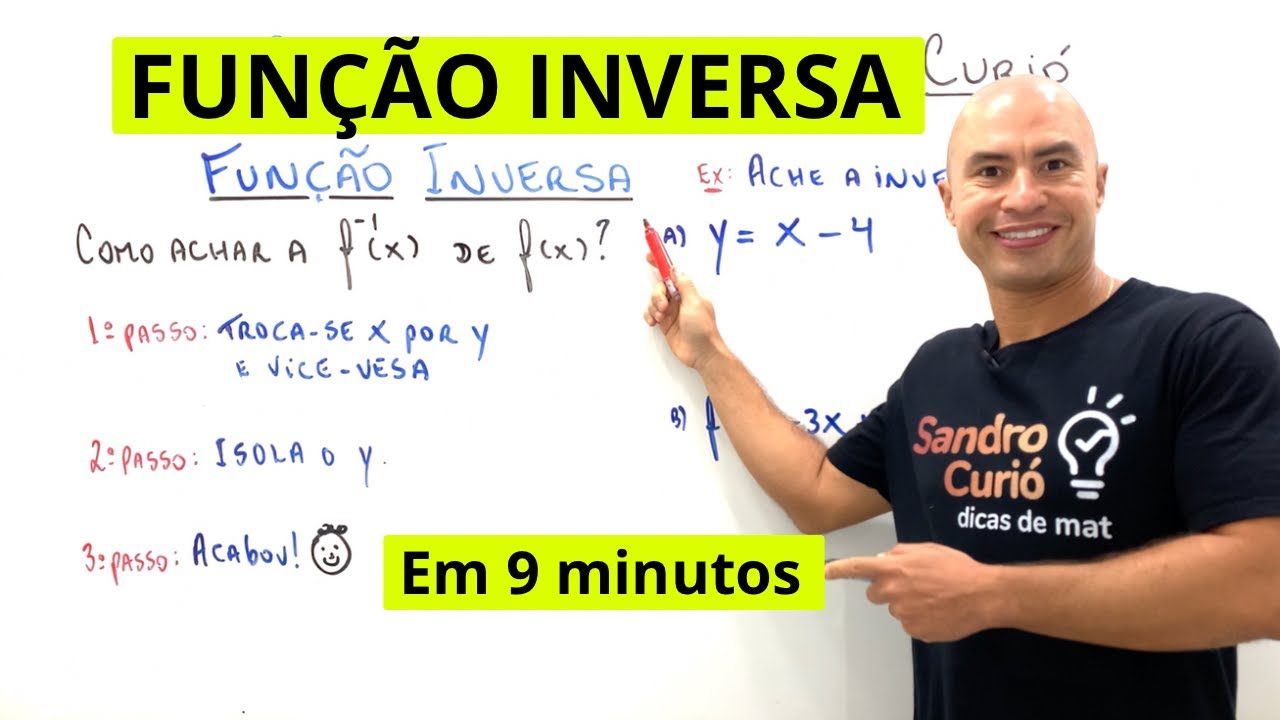 FUNÇÃO INVERSA | RÁPIDO E FÁCIL