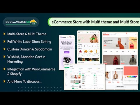 eCommerceGo SaaS eCommerce Store with Multi theme and Multi Store