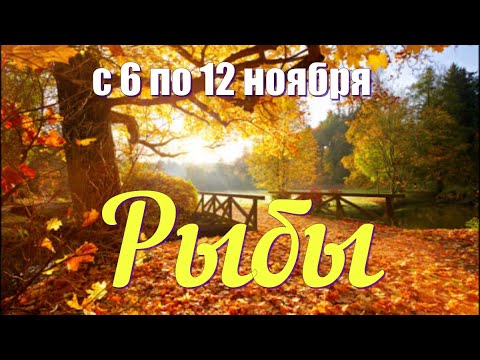 РЫБЫ ♓️с 6 по 12 ноября.