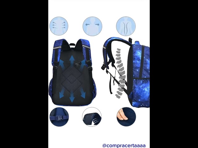 Vídeo relacionado con LOS PITUFOS - Mochila Escolar Infantil Animada, Mochila Niño, Mochila Infantil, Adaptable a Carro, Ideal para Niños en Edad Escolar, Versátil, Calidad y Resistencia, 26x11x34 cm, Color Celeste/Azul