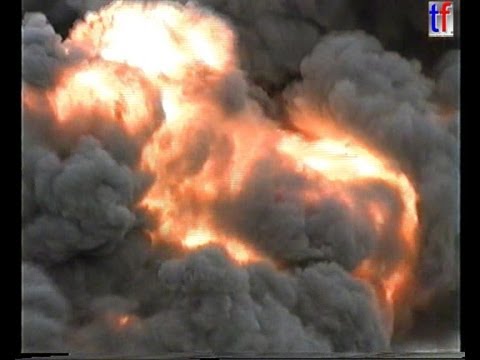 AIRPORT INFERNO STUTTGART - FIRE TRUCK ACTION, 1993.