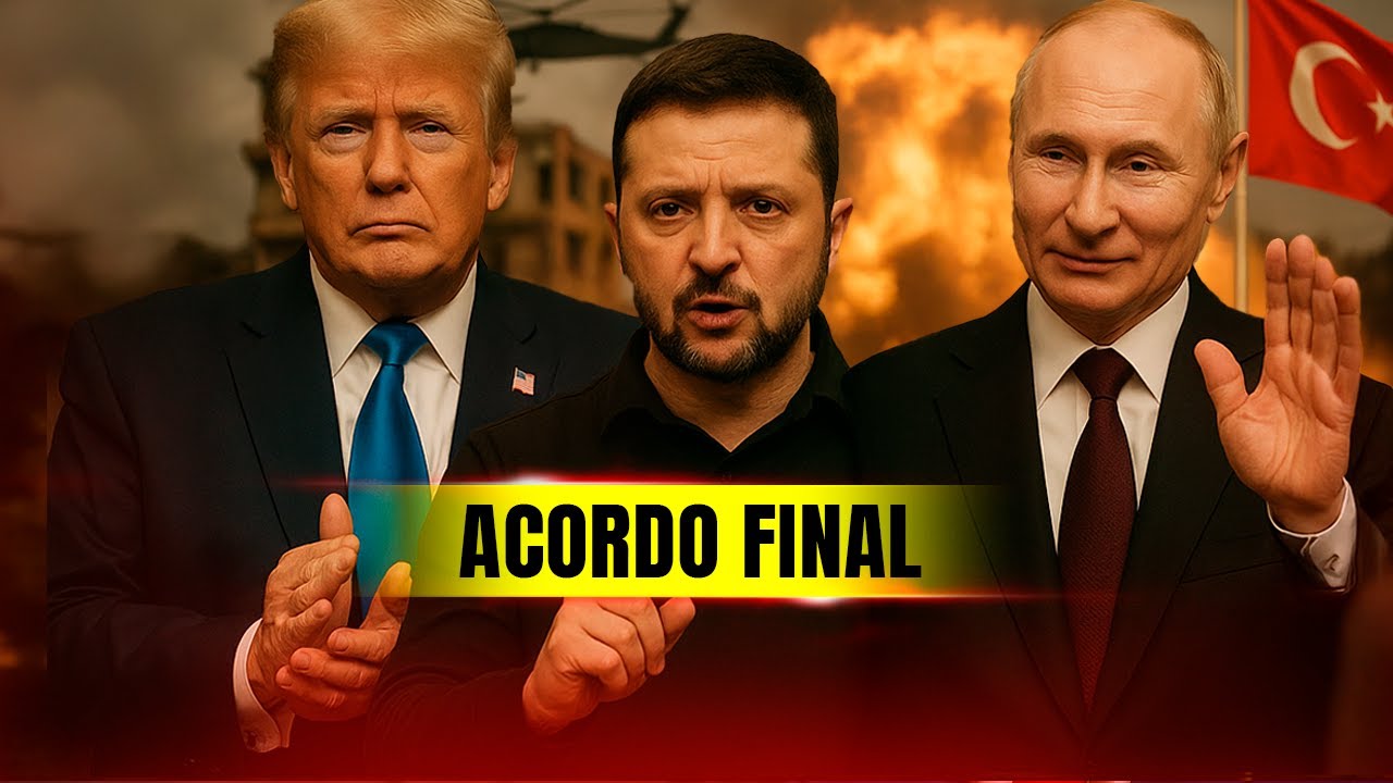 Acordo Inédito em Jogo na Turquia/ Trump, Putin e Zelensky Em negociação Pessoalmente