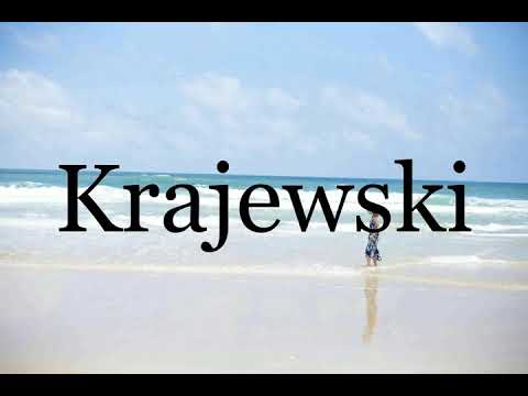 How To Pronounce Krajewski🌈🌈🌈🌈🌈🌈Pronunciation Of Krajewski