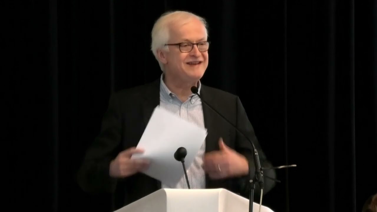 Hans-Jürgen Urban, IG Metall Vorstandsmitglied, beim Friedensratschlag in Kassel am 1.12.2024