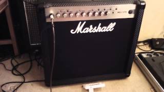Video thumbnail for Marshall MG50CFX recorded with KORG TMR-50 by Peta Lukács