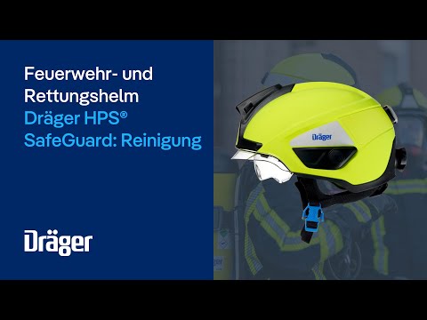 Feuerwehr- und Rettungshelm Dräger HPS® SafeGuard: Reinigung