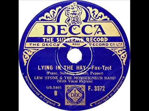 Lew Stone - Lying In The Hay (Al Bowlly and Nat Gonella)