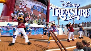 FULL Disney Treasure Sail Away Party | Let's Set Sail! | 4K
