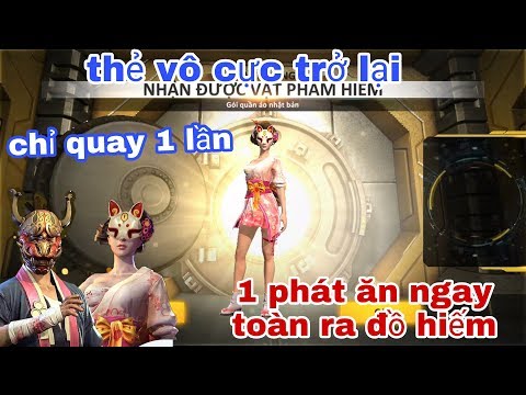 [garena free fire] quay thẻ vô cực và cái kết/ thẻ vô cực trở lại