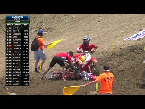2019 Fox Raceway National: 250 Moto 1 Jordan Smith and Hunter Lawrence
