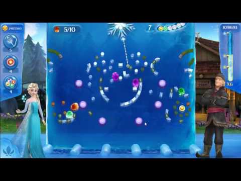 Frozen Free Fall: Icy Shot Level 258 - NO BOOSTERS ☃☃☃