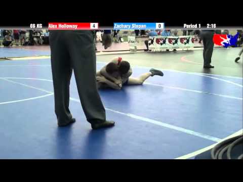 Alex Holloway vs. Zachary Stepan at 2013 ASICS University Nationals - GR