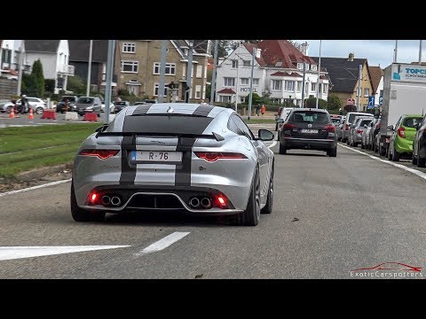 Supercars Accelerating - 918 Spyder, 700HP X6M, 2x F-Type SVR, Aventador SV, Novitec Huracan,...