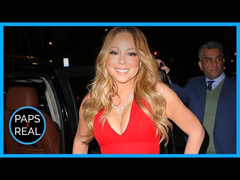 Mariah Carey reaction to fans outside her NYC apartment | Paps4Real