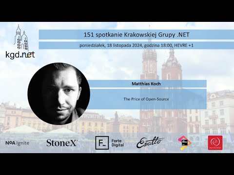 KGD.NET 151 - Matthias Koch -  "The Price of Open-Source"