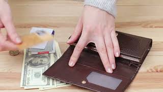 Гаманець жіночий ST Leather 18427 (S8001A) місткий коричневий