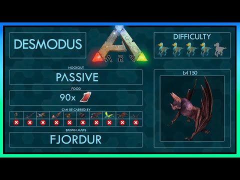 Desmodus Zähmen EINFACH | Voller Guide | Verschiedene Methoden Ark + Trap