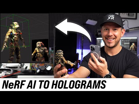 NeRF AI 3D TO Unity Looking Glass Holograms IS MIND BLOWING !