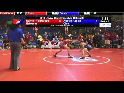 Cadet Freestyle 98 - Dante Rodriguez (NE) vs. Austin Assad (OH)