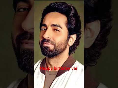 happy birthday Ayushman. And best wishes for Thama. 🦝🎊🎃 #love