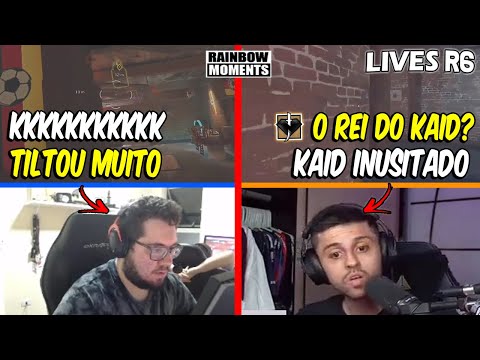 PALUH TILTANDO MUITO COM O BASSETTO, LAGONIS HUMILHANDO, KAID DO RAZAH - MELHORES MOMENTOS LIVES R6