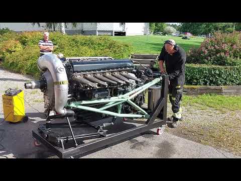 RR Merlin mk25 first start since crash in Norway 1942