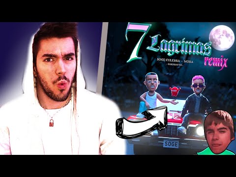 REACCIÓN A | SOGE CULEBRA, MORA - 7 LAGRIMAS REMIX (OFFICIAL VIDEO)