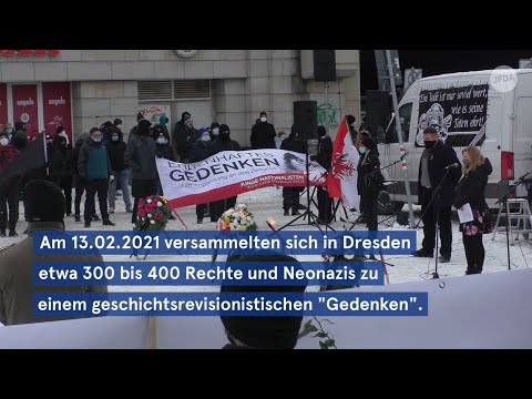 Rechtsextremer Opfermythos und Geschichtsrevisionismus - Dresden 13.02.2021