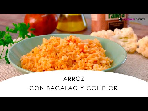 ARROZ con coliflor y bacalao 🍚 - Receta tradicional - Cocina Abierta