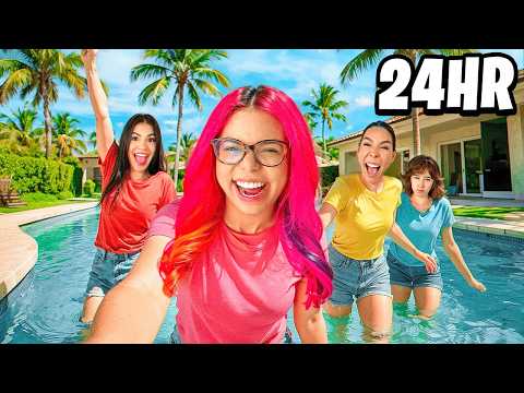 24 HORAS EN LA PISCINA🏖️😭💦| Susy Mouriz