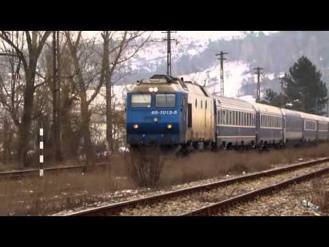 Trains on M300 (Winter Edition) (26 01 2013)