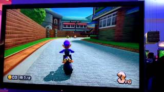 Mario Kart 8: Course 2 The Village Single Player Gameplay Footage (E3 2013)