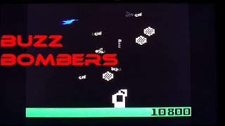 Buzz Bombers on the Intellivision - gameplay & commentary