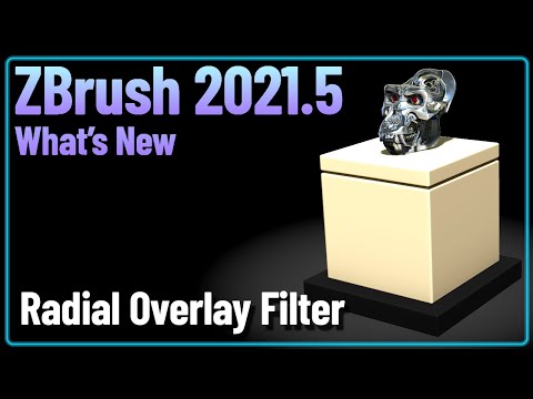 065 ZBrush 2021.5 - Radial Overlay Filter - Add a Spotlight Effect to Your Renders!