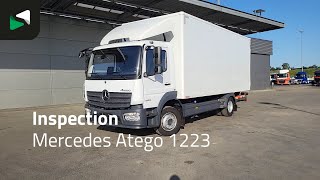 Truk box Mercedes-Benz Atego 1223 4X2 12tonner 1500kg Ladebordwand Automatic Euro 6 | Gambar 4 - Autoline