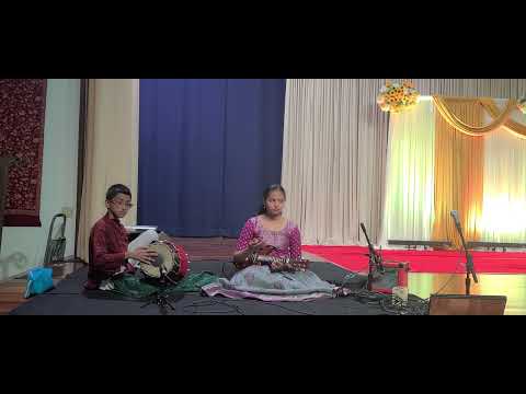 Akshaya Karthik Mandolin @ wedding concert. Mridangam Ashvath Karthik.