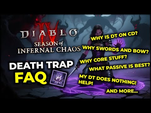 DEATH TRAP FAQ! The most frequently questions about Death Trap Rogue in Diablo 4 Season 10
