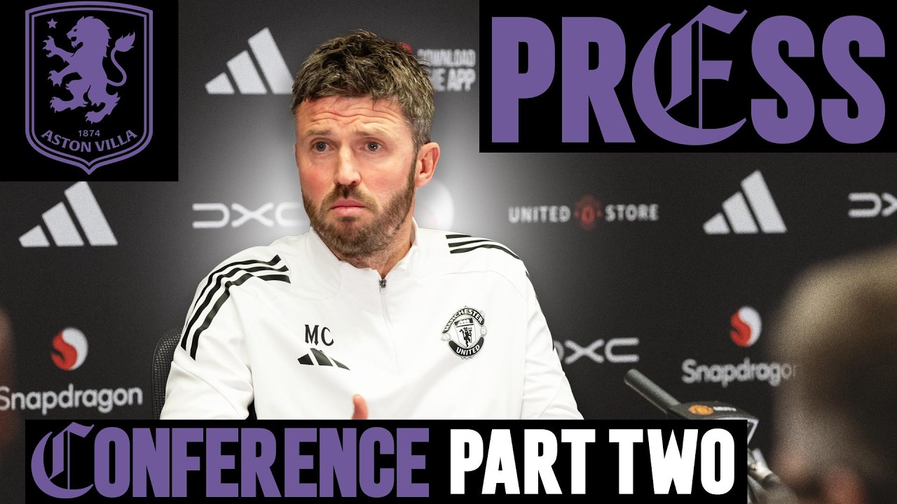 “The Boys Are Hungry To Learn” | Michael Carrick Pre-Villa | Press Conference: Part Two 🎙️