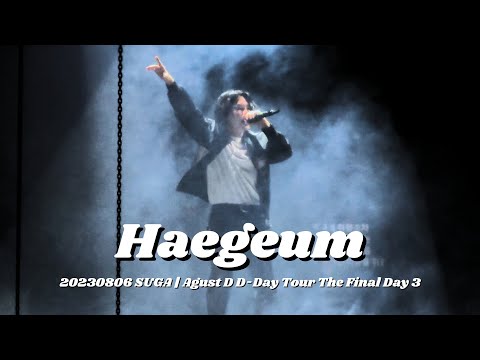 Haegeum[4K FanCam]@20230806 SUGA | Agust D D-Day Tour The Final Day 3