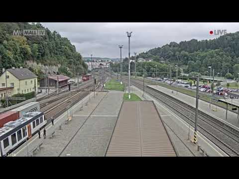 Hlášení a vlak Ústí nad Orlicí - R 873 + LE 1256 + R 884 + Os 7175 + hlášení přijel! 17.9.2021