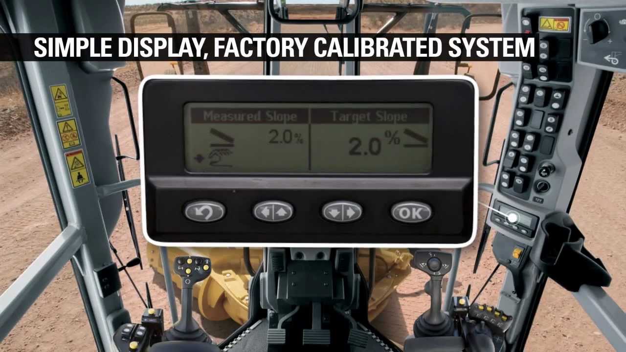 Cat® Grade Control for Motor Graders: Cross Slope